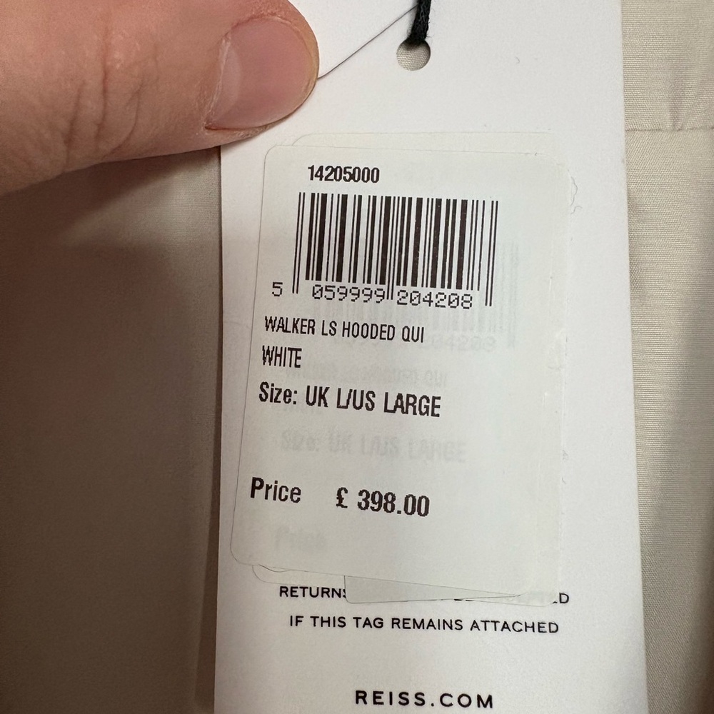 Reiss Off-White down Jacket - Picture 4 of 5